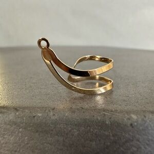 14K Gold Stamped NABCO Earring Jacket